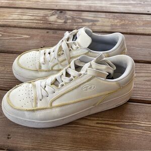 Diesel S-Sinna Low Cream Leather Sneakers Men’s Size 12 / EU 46